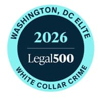 Legal 500 Washington DC Elite - White Collar Crime 2026
